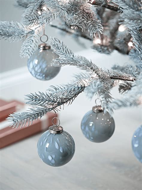 grey christmas bulbs